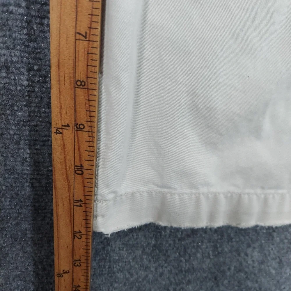 Vintage Polo Jeans Co. Ralph Lauren Cargo Shorts Mens 32 Beige Canvas Distressed